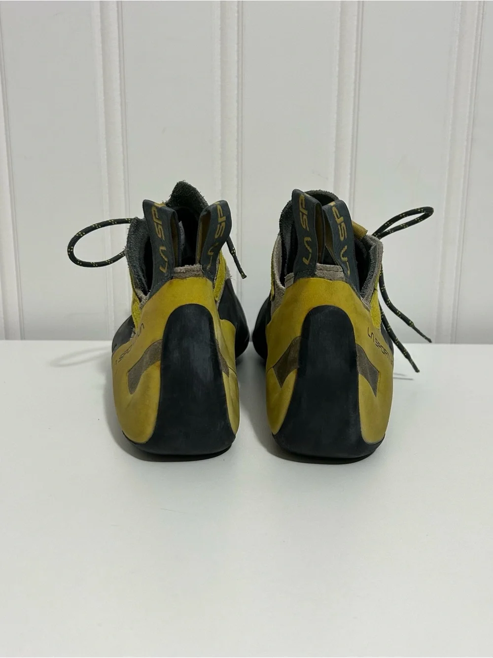 La Sportiva Men's Yellow and Gray Climbing Shoes